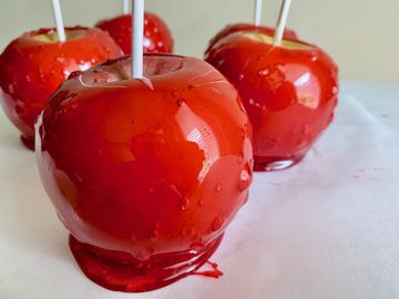 fresh candy apples are great for any event, grab some today.