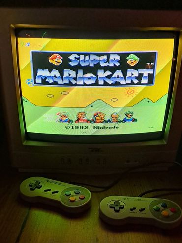 Super Mario Kart Super Nintendo Game