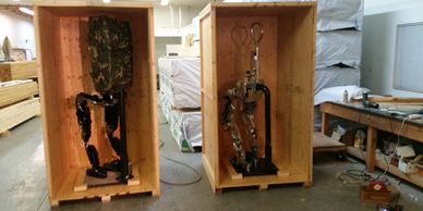 Exoskeleton packaging and crating
