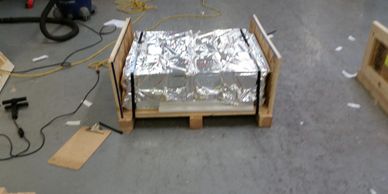 Mylar Vacuum packaging and crating