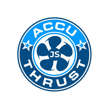 AccuThrust JS marine thruster logo.