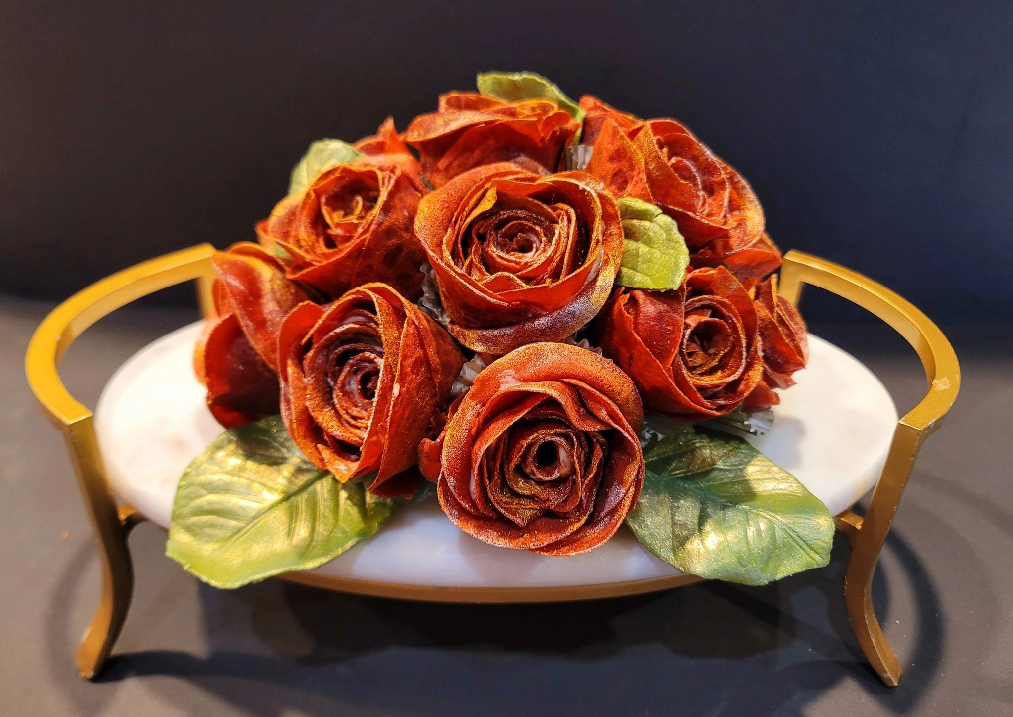 Red Velvet Crepe Bouquet