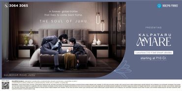 Kalpataru Best Real Estate Advertising Campaign Venbridge Real Estate Luxury Real Estate Juhu Mumbai