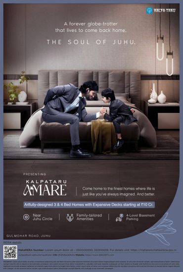 Kalpataru Best Real Estate Advertising Campaign Venbridge Real Estate Luxury Real Estate Juhu Mumbai
