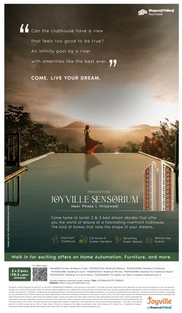 Joyville Best Real Estate Advertising Venbridge Real Estate Luxury Real Estate Pune