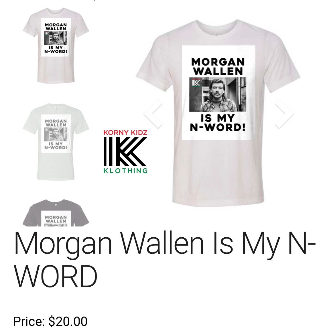 Morgan Wallen Is My N-WORD T-Shirt