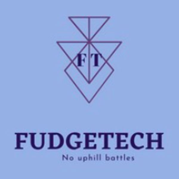 Logo of FudgeTech with tagline 'No uphill battles'