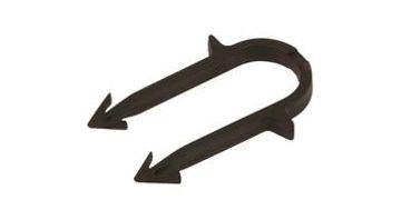 Henco foam board staples used to secure PEX tubing to foam board