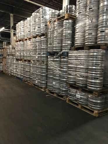 Storage of Beer Kegs