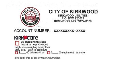 City of Kirkwood Utility Bill