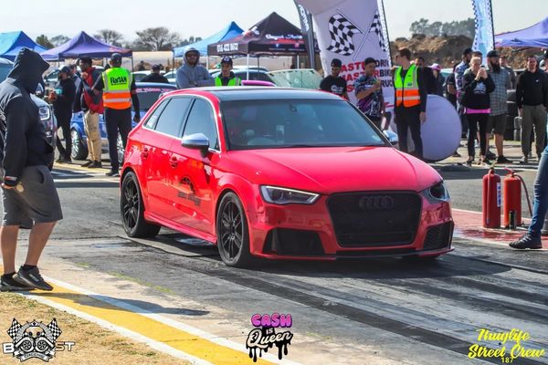 Audi S3 Hybrid Turbo South-African record holder Alicia with a best of 9.7 sec on the 1/4 mile