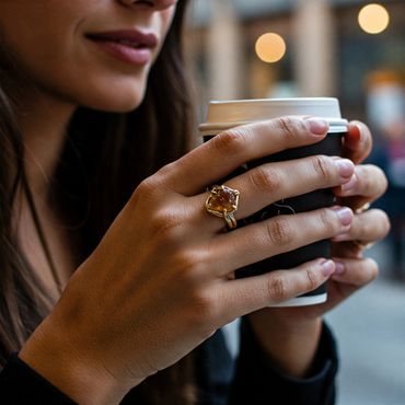 Unique handmade rought cut sunstone jewelry a raw natural rings, designed to energies and chakras.