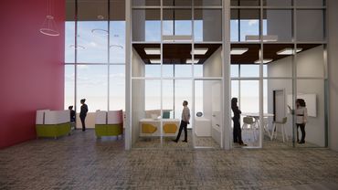 Third Floor: Office Space