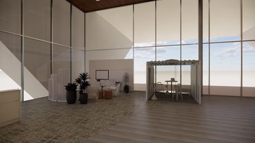 Third Floor: Office Space Lobby