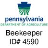 Pennsylvania Dept of Agriculture Beekeeper ID#4590