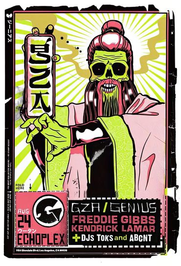 GZA Freddie Gibbs KENDRICK LAMAR DJ Toks ABCNT EchoPlex August 24 2010 Wu Tang PGLANG Los Angeles