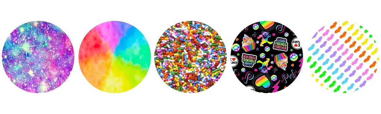 Namedrops creates one-of-a-kind, unique background patterns to design different products.