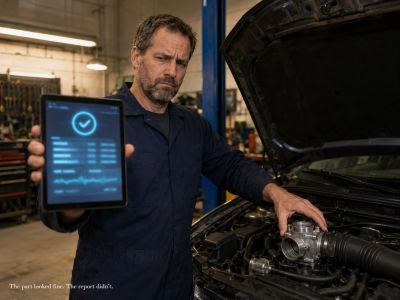 The part looked fine. The report didn't.