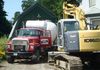 Cement Truck Arrives to Pour Foundation