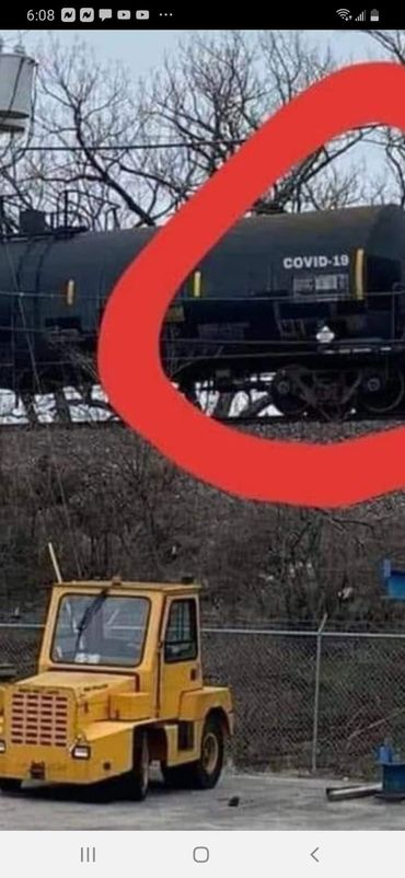 Covid-19 Train Car. October 2019, 5 months before outbreak, flu, hoax, conspiracy, new world order.