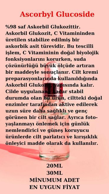 ascorbyl glucoside serum