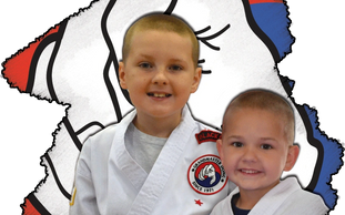 Brothers enjoy taking karate together - Grandmaster Dong's Martial Arts - Morehead City - taekwondo