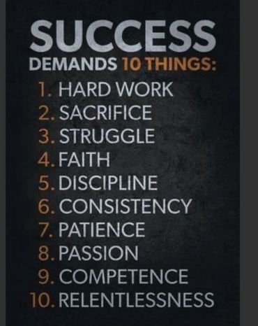 Sacrifice is the bridge between who you are and who you’re becoming. It’s giving up comfort to claim