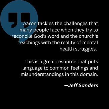 Mental health struggles book about anxiety depression Jesus Christianity faith testimonial