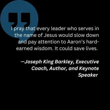 Joseph Barkley author testimonial Aaron Hoover book about anxiety depression