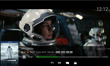 Scene from Interstellar showing astronauts inside a spacecraft wearing helmets.