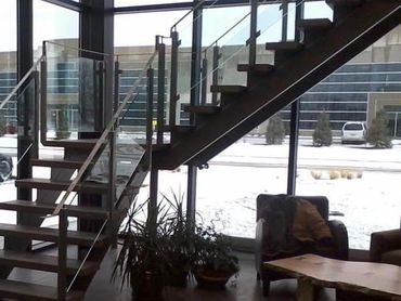 Glass railings for a modern aesthetic
