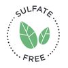 Sulfate Free Batch on a White Color Background