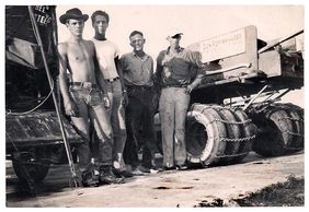Bud Popenhager with the swamp buggy , buggies Big Cypress National Preserve Evergladdes