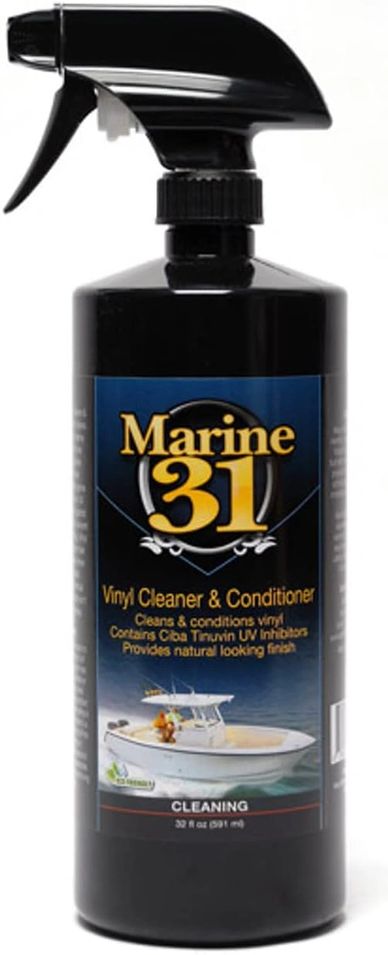 Marine 31 Vinyl Cleaner & Conditioner, M31-400, 32 Oz. Spray Bottle, 2-in-1 Vinyl Cleaner & Conditio