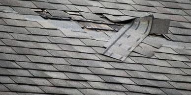 Our roofing company does roof repairs