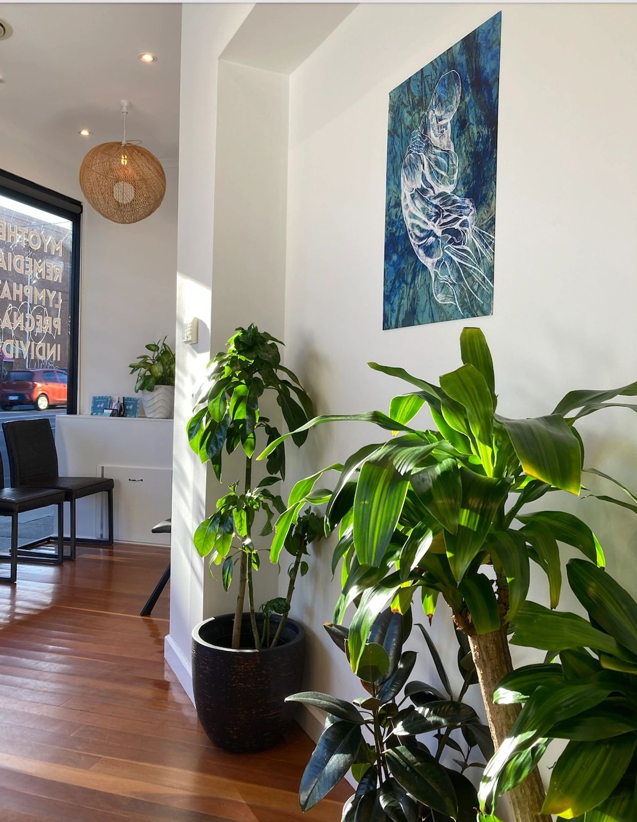 Connective Myotherapy waiting area