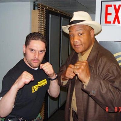 Master Roberto Luis Rivera was honored to meet George Foreman while working in Executive Security.