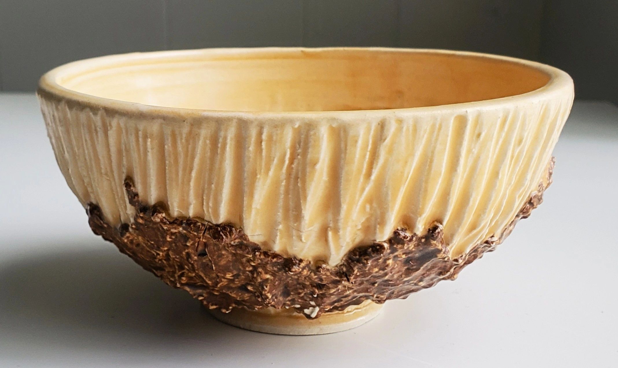 Textured Bowl
Stoneware Clay, Glaze
2.5in x 5in x 5in
2023