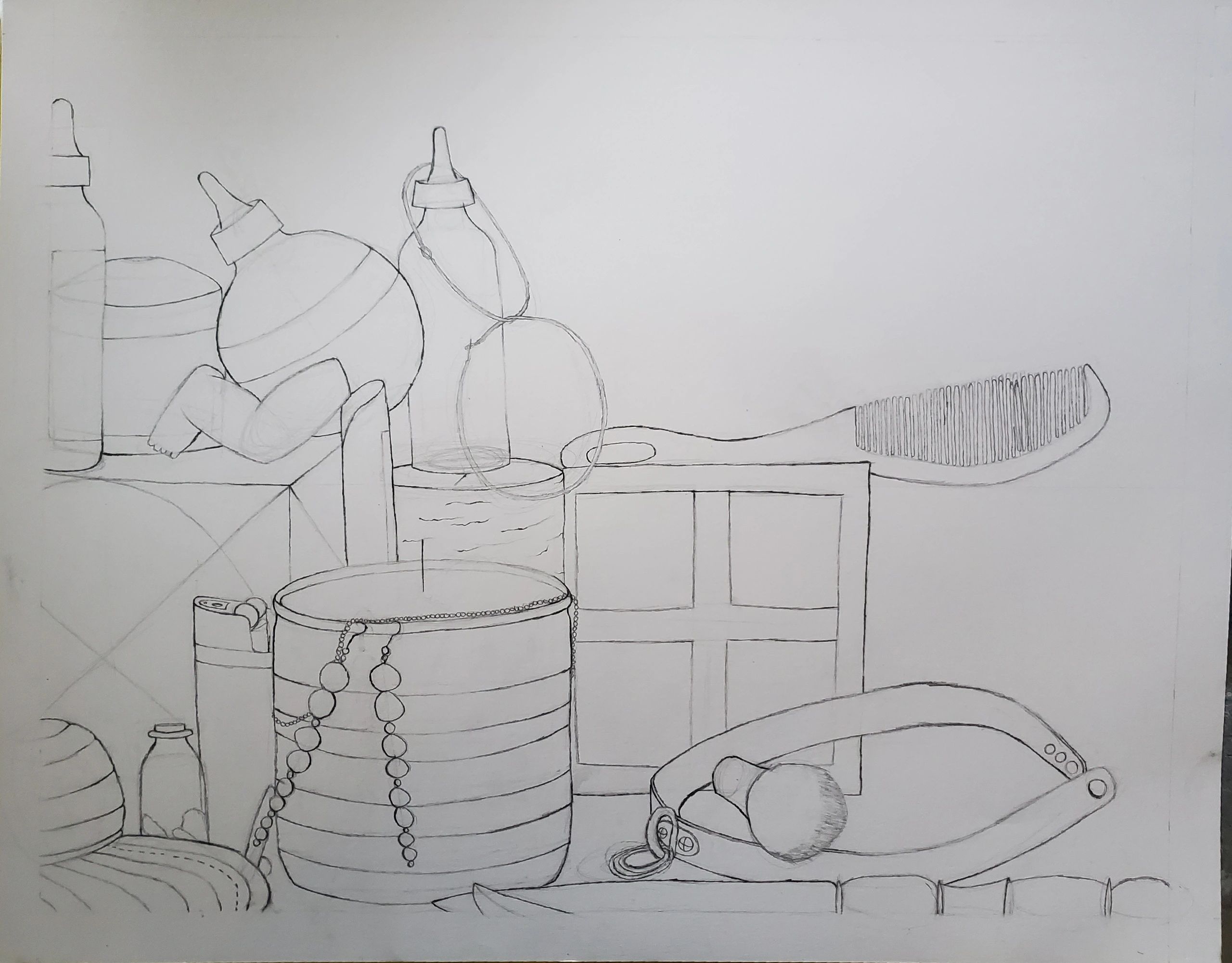 Still Life Study
Graphite on Bristol Board
2021