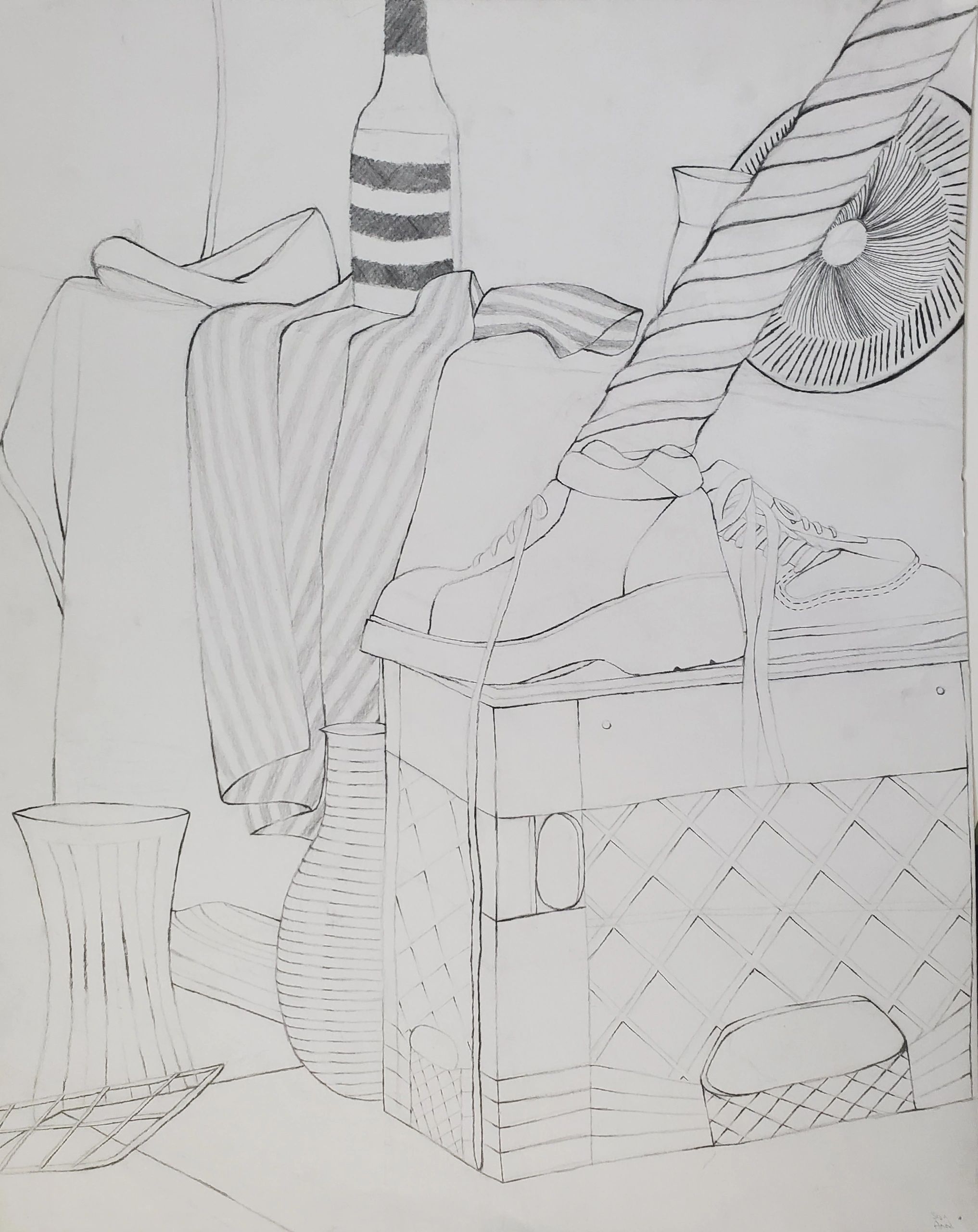 Still Life Study
Graphite on Bristol Board
2021