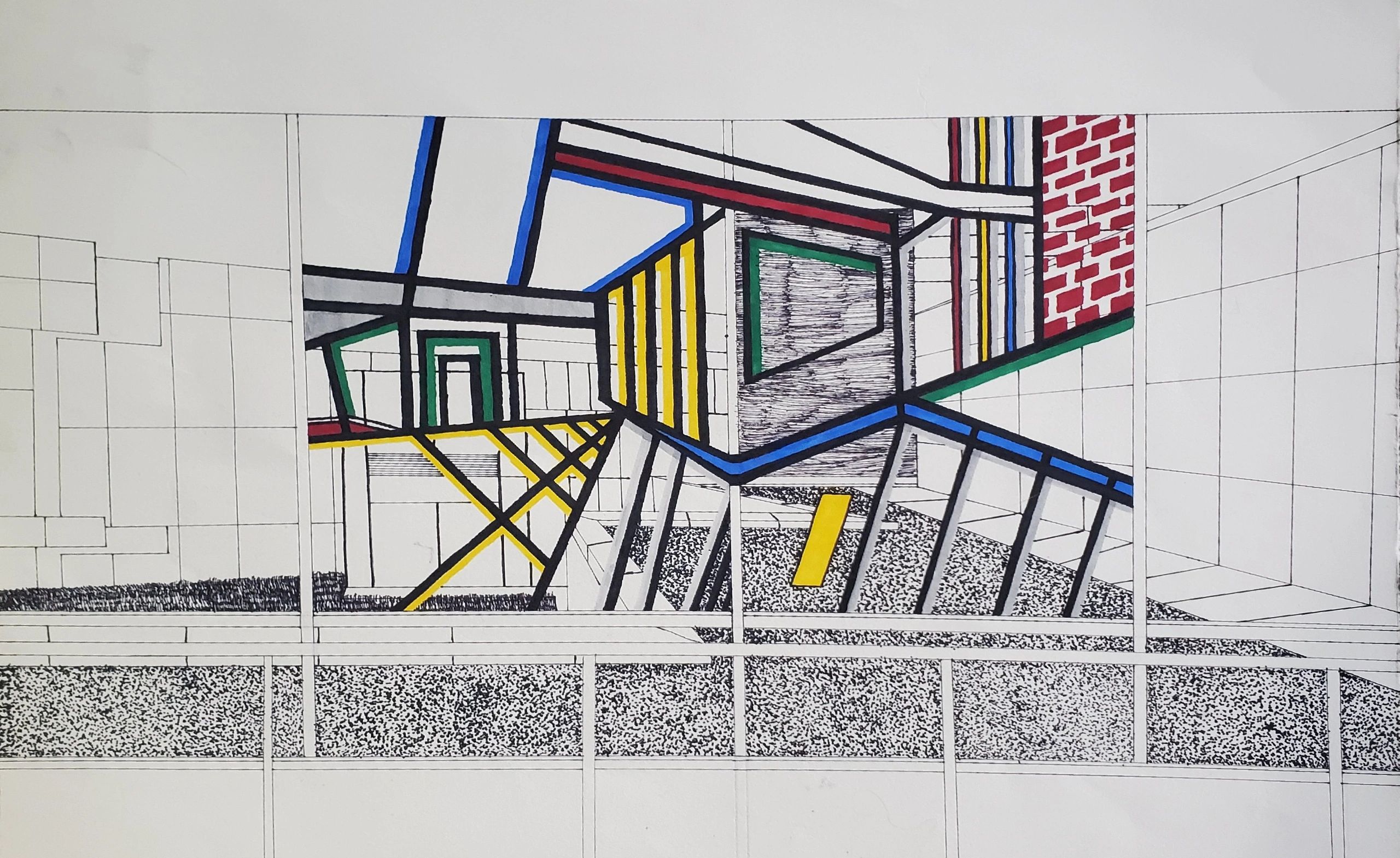 Daap Window
Sharpie on Bristol Board
2021