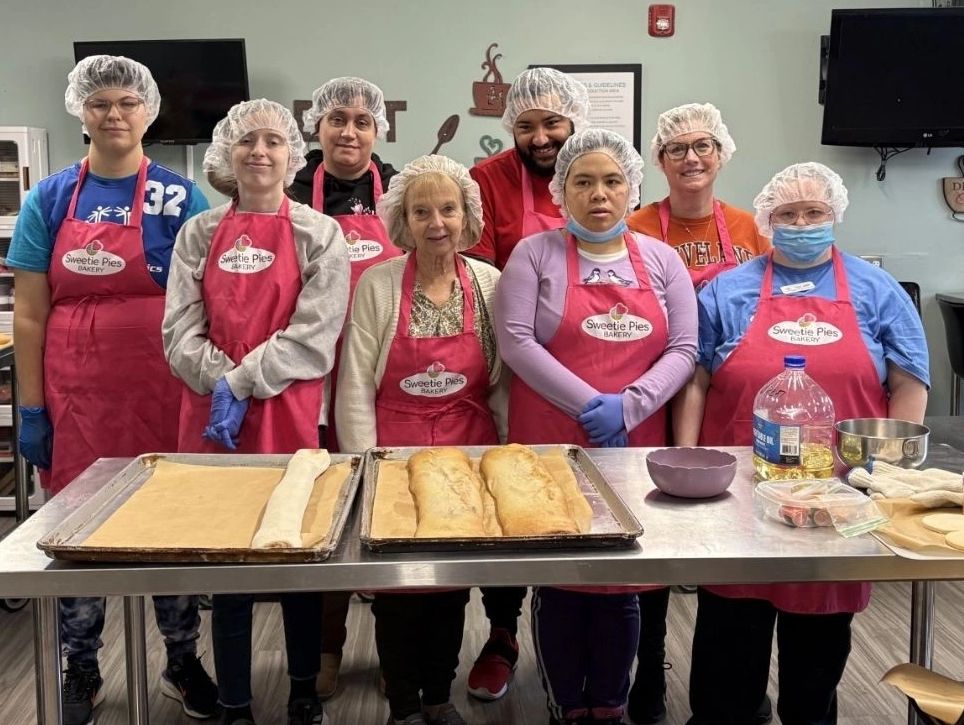 The Sweetie Pies team in uniform. Cycle 3 (2025)