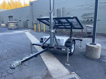 Deployed Calaveras Sheriff Mobile CCTV Surveillance System at Arnold Meadowmont Tesla Supercharger.
