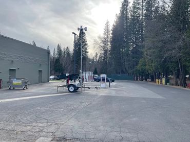 Deployed Calaveras Sheriff Mobile CCTV Surveillance System at Arnold Meadowmont Tesla Supercharger.
