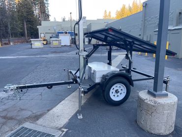 Deployed Calaveras Sheriff Mobile CCTV Surveillance System at Arnold Meadowmont Tesla Supercharger.