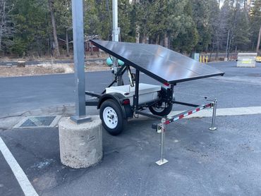 Deployed Calaveras Sheriff Mobile CCTV Surveillance System at Arnold Meadowmont Tesla Supercharger.