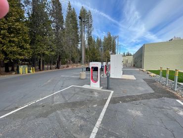 Deployed Calaveras Sheriff Mobile CCTV Surveillance System at Arnold Meadowmont Tesla Supercharger.