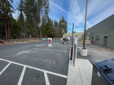 Deployed Calaveras Sheriff Mobile CCTV Surveillance System at Arnold Meadowmont Tesla Supercharger.