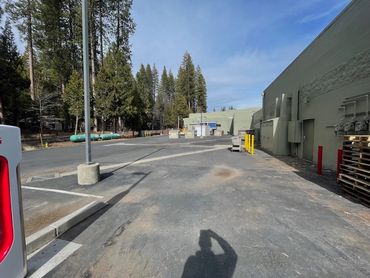 Calaveras Sheriff Mobile CCTV Surveillance System Observed as Removed from Arnold Tesla Supercharger