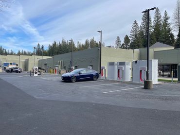 Deployed Calaveras Sheriff Mobile CCTV Surveillance System at Arnold Meadowmont Tesla Supercharger.
